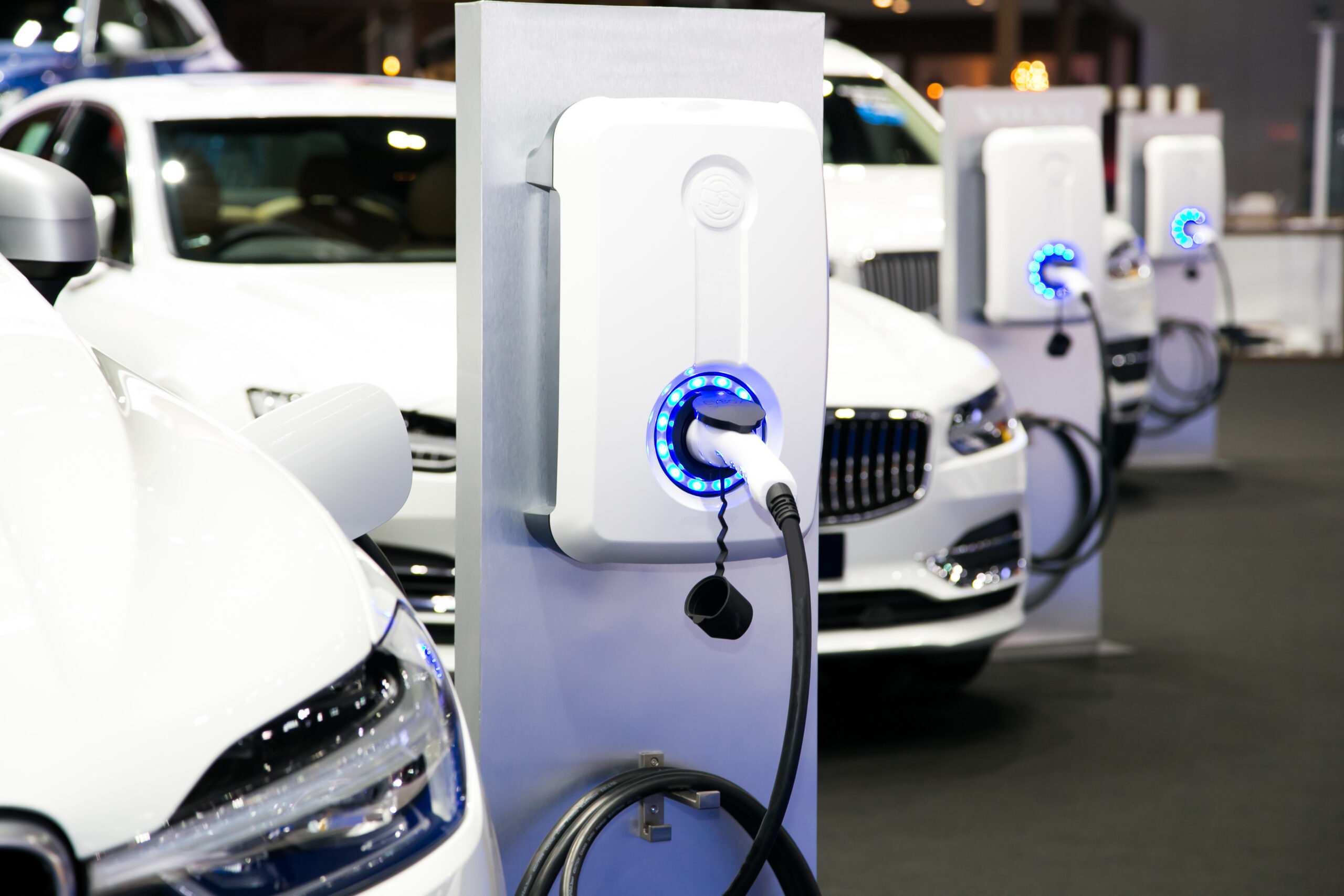 Power supply for electric car charging. Electric car charging st